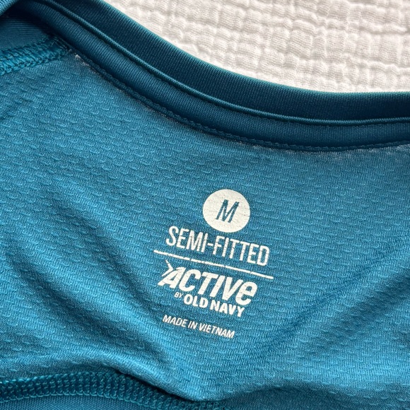 Old Navy Teal Long Sleeve Top - Picture 3 of 4